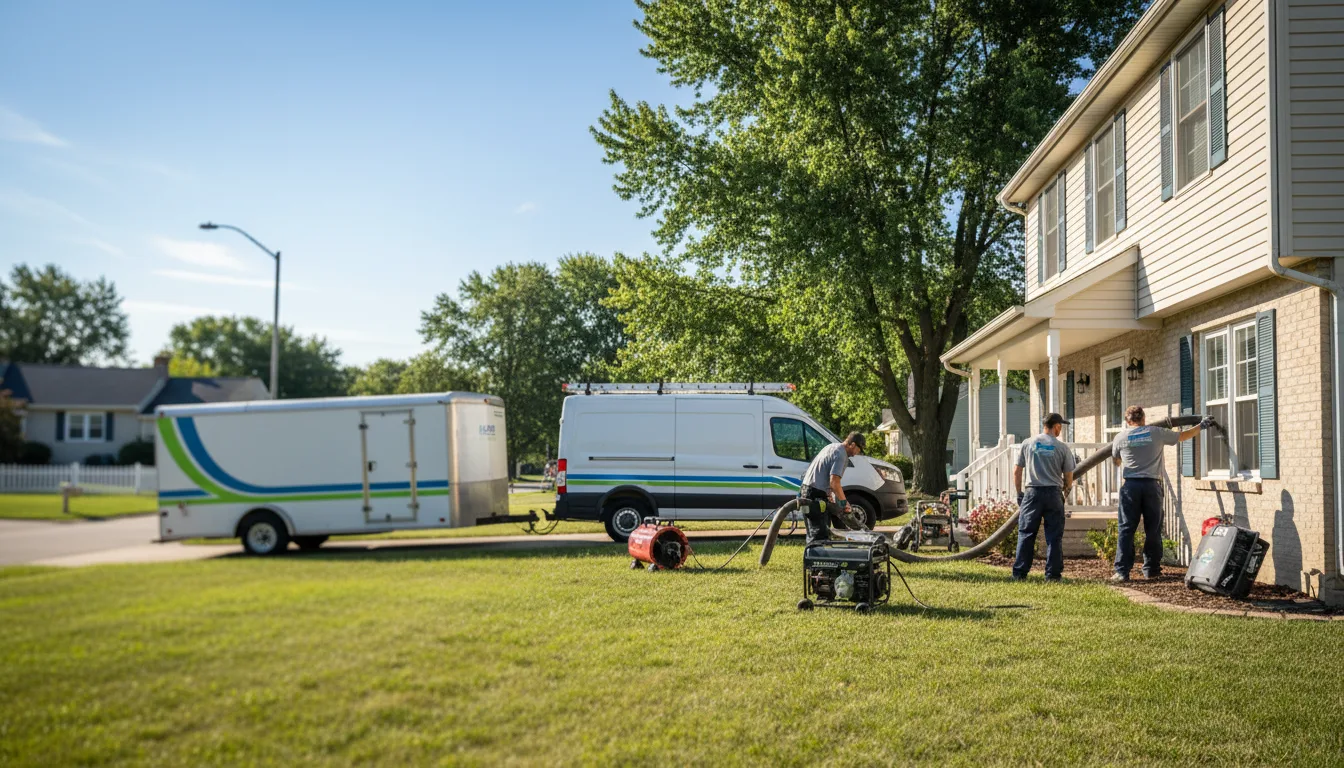 Flooded Basement Restoration And Cleanup With Repair in Grandville, MI near me